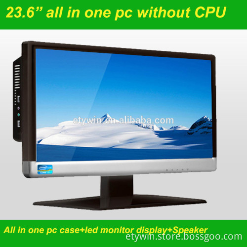desktop computer of all in one pc type,new inventions all in one computer case integrated pc with monitor 23.6"LED monitor
